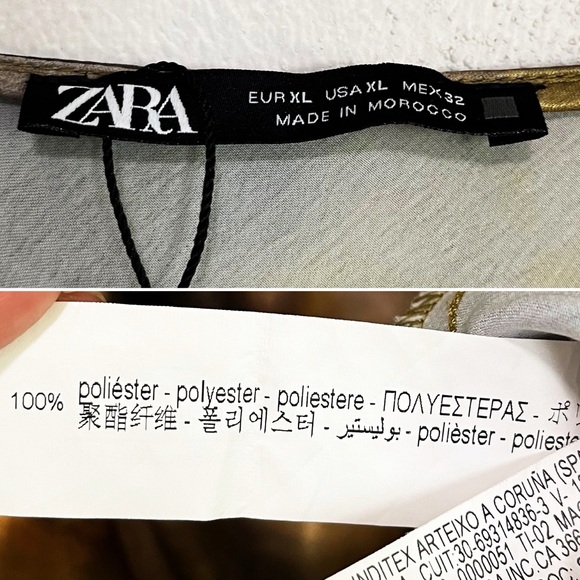 Zara Floral Maxi Dress - Green and Cream - Picture 11 of 13